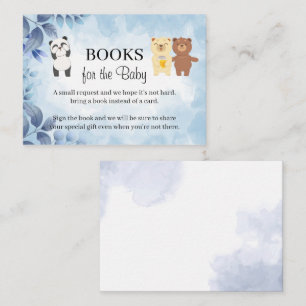 Nounours Apportez une carte de Baby shower de livr