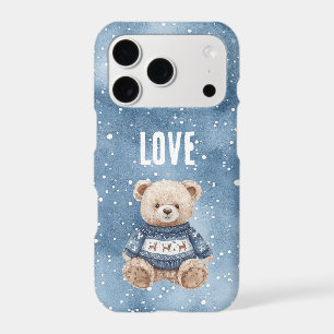 Nounours Ourson en Sweat Bleu Amour