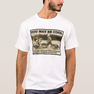 Nounours sur un T-shirt drôle d'orignaux
