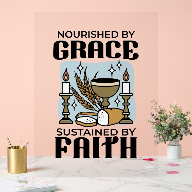 Nourished by Grace, Sustained by Faith Design (Mariage)