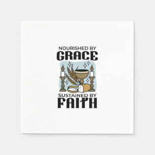 Nourished by Grace, Sustained by Faith Design Napkin