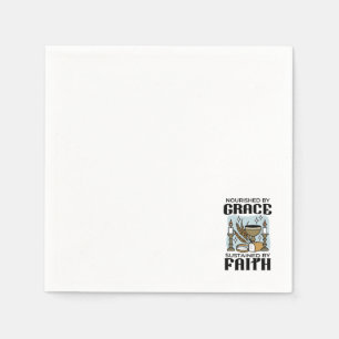 Nourished by Grace, Sustained by Faith Design Napkin
