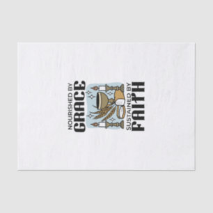 Nourished by Grace, Sustained by Faith Design Tissue Paper