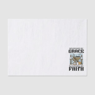 Nourished by Grace, Sustained by Faith Design Tissue Paper