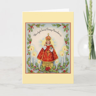Nourrisson polonais de cru de carte de Noël de
