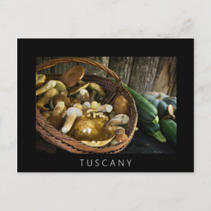 Nourriture d'automne encore vie en Toscane carte p