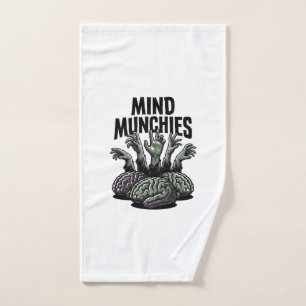 Nourriture de cerveau de mort-vivant Vintage Mains