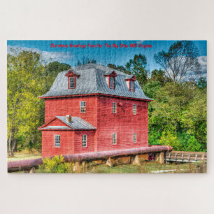 Nous aimons Big Otter Mill Virginia Jigsaw Puzzle