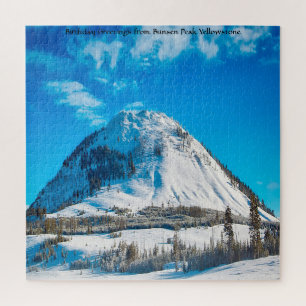 Nous Aimons Bunsen Peak Yellowstone. Jigsaw Puzzle