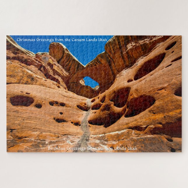 Nous Aimons Canyon Terres Utah Jigsaw Puzzle (Horizontal)