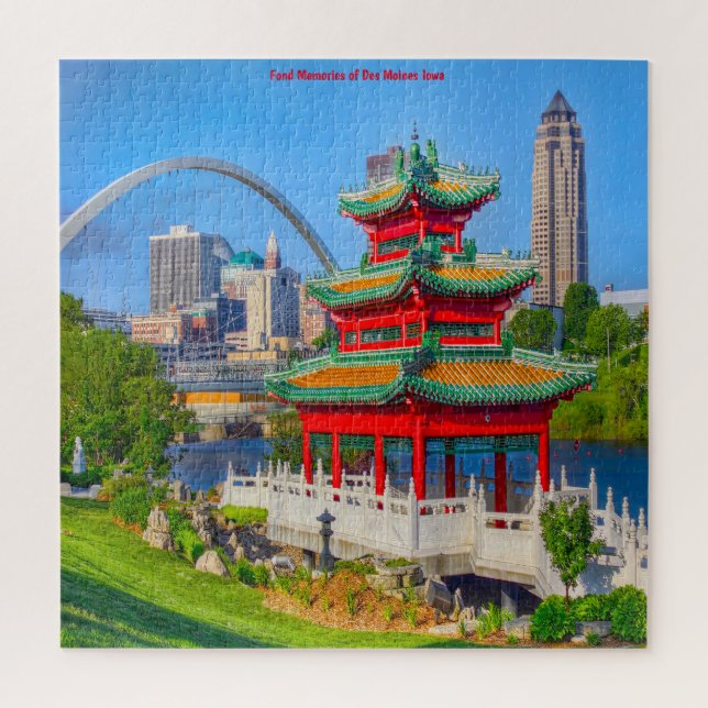 Nous aimons Des Moines Iowa. Jigsaw Puzzle (Vertical)
