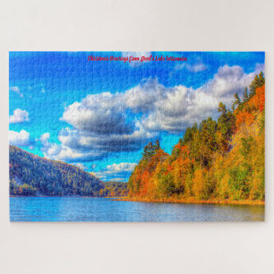 Nous aimons Devils Lake Wisconsin. Jigsaw Puzzle