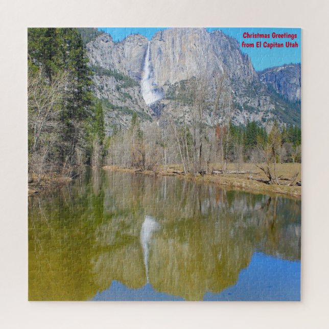 Nous Aimons El Capitan Utah Jigsaw Puzzle (Vertical)