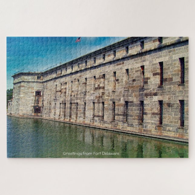 Nous Aimons Fort Delaware Jigsaw Puzzle (Horizontal)