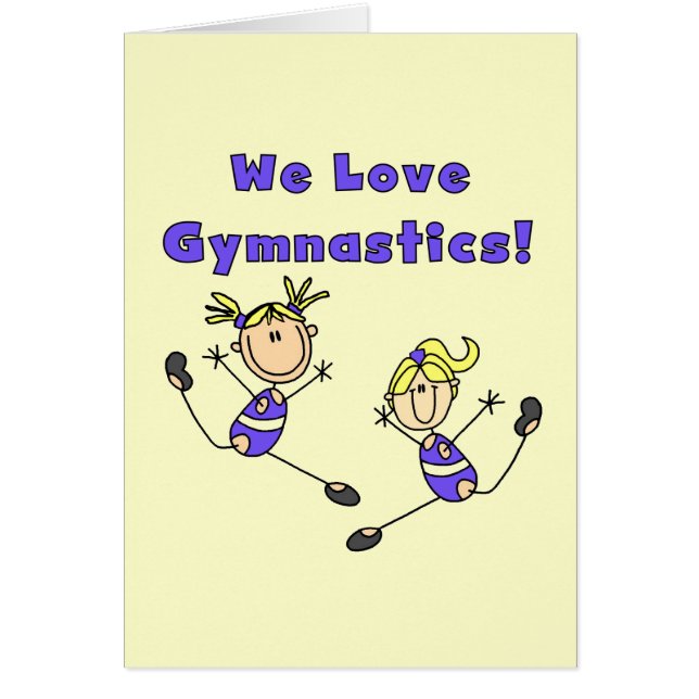 Nous aimons la gymnastique (Devant)