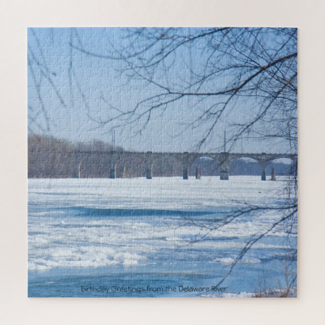 Nous aimons le Puzzle de la rivière Delaware (Vertical)
