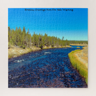 Nous Aimons Le Trou De Feu Wyoming. Jigsaw Puzzle