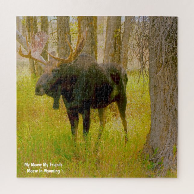 Nous Aimons Le Wyoming De L'Oie. Jigsaw Puzzle (Vertical)