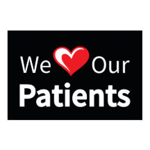 Nous aimons nos patients Poster