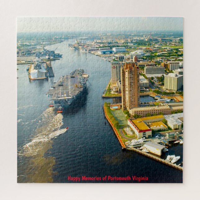 Nous aimons Portsmouth Virginia. Jigsaw Puzzle (Vertical)