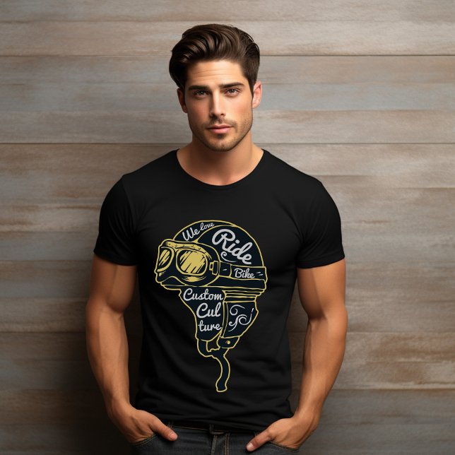 Nous Aimons Ride Bike T-Shirt (Créateur téléchargé)