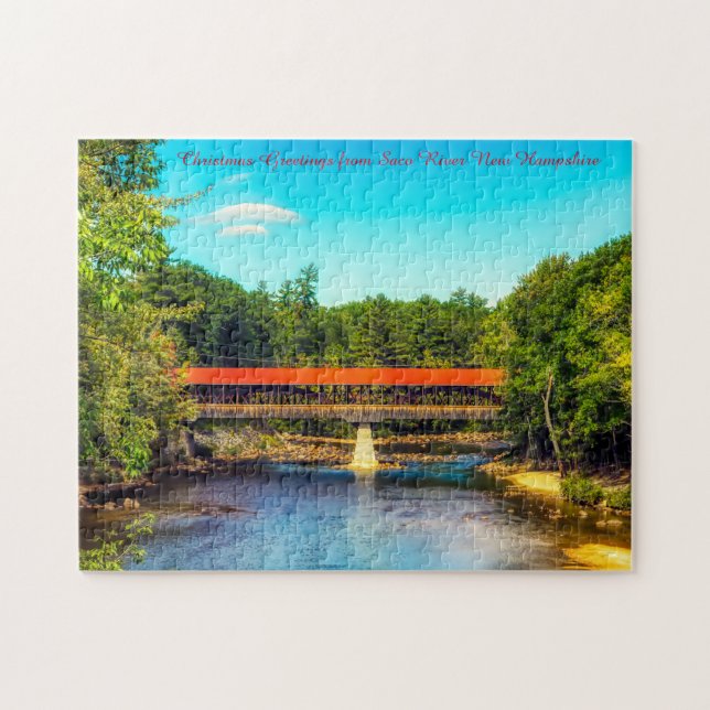 Nous aimons Saco River New Hampshire Jigsaw Puzzle (Horizontal)