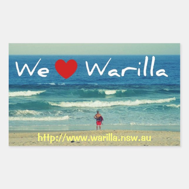 Nous aimons Sticker Warilla (Devant)