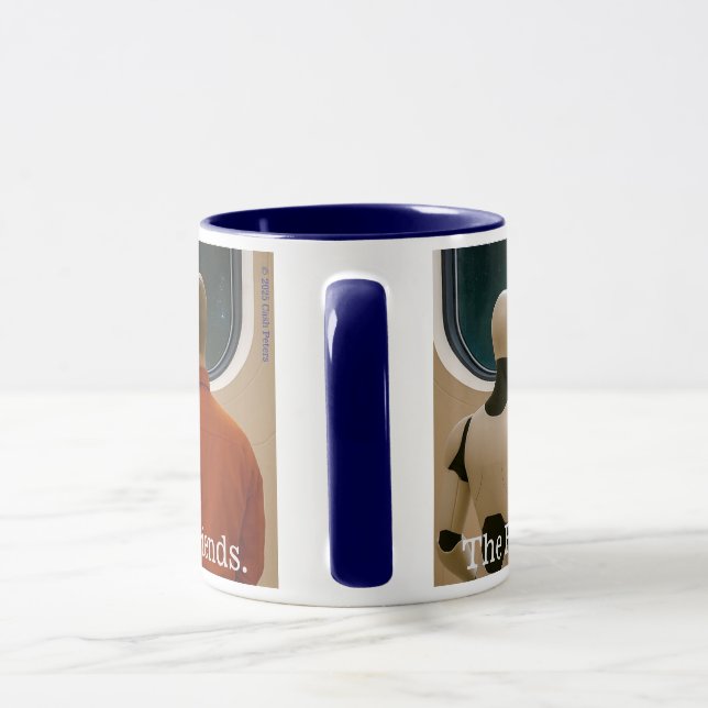 'Nous allons aux étoiles' 11oz Café tasse (Poignée)