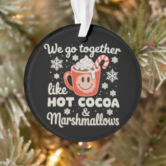 Nous allons ensemble comme des guimauves de cacao