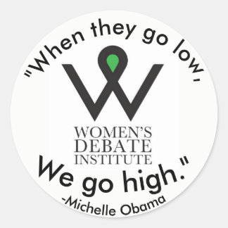 Nous allons haut Obama Sticker