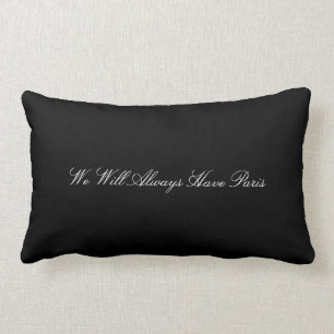 Nous aurons toujours le coussin de Paris
