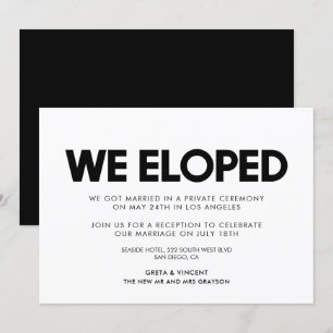 Nous avons choisi le faire-part mariage moderne