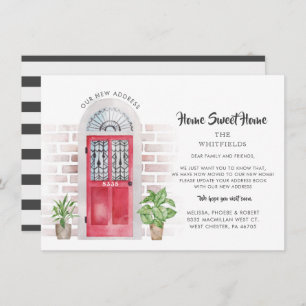 Nous avons déménagé Boho Elegant Faire-part de dém