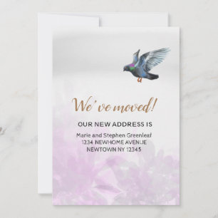 Nous avons déménagé faire-part