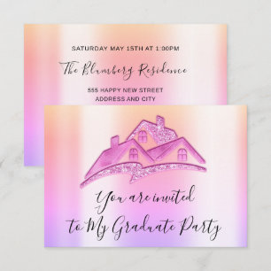 Nous avons déménagé Invitation Nouvelle Maison Ros