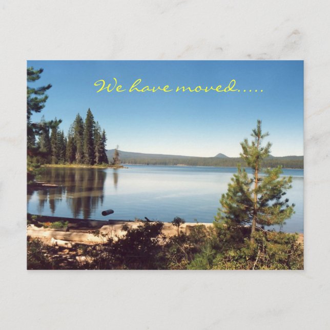 Nous avons déménagé la carte postale (Devant)