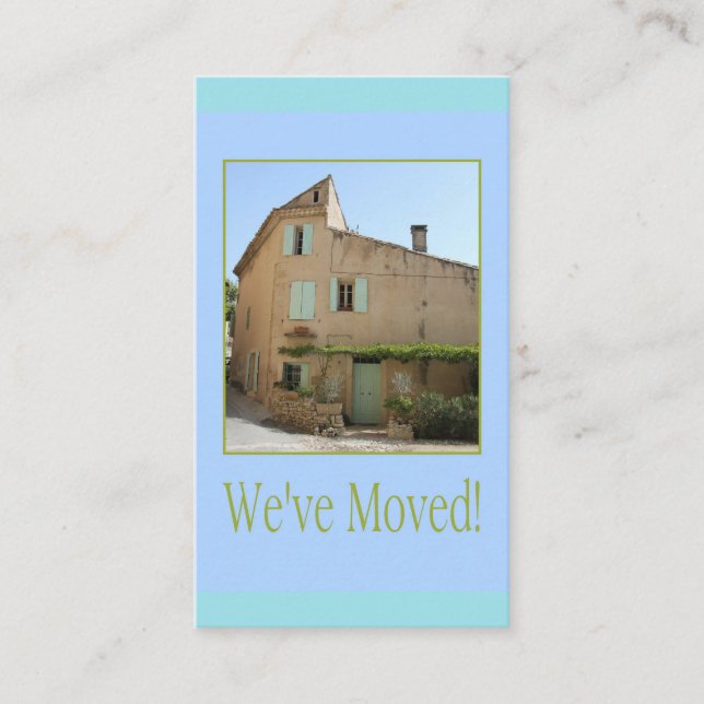 Nous avons déménagé - Nouveau Faire-part d'adresse (Devant)