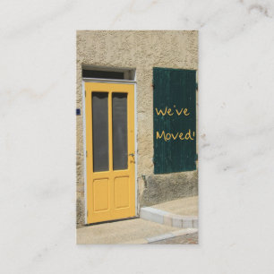 Nous avons déménagé - Nouveau Faire-part d'adresse