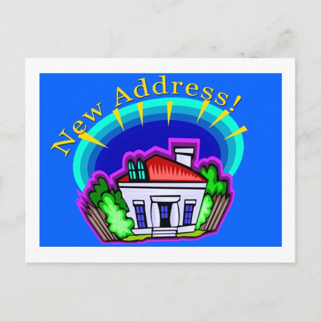 Nous avons déplacé de nouvelles cartes d'adresse (Devant)