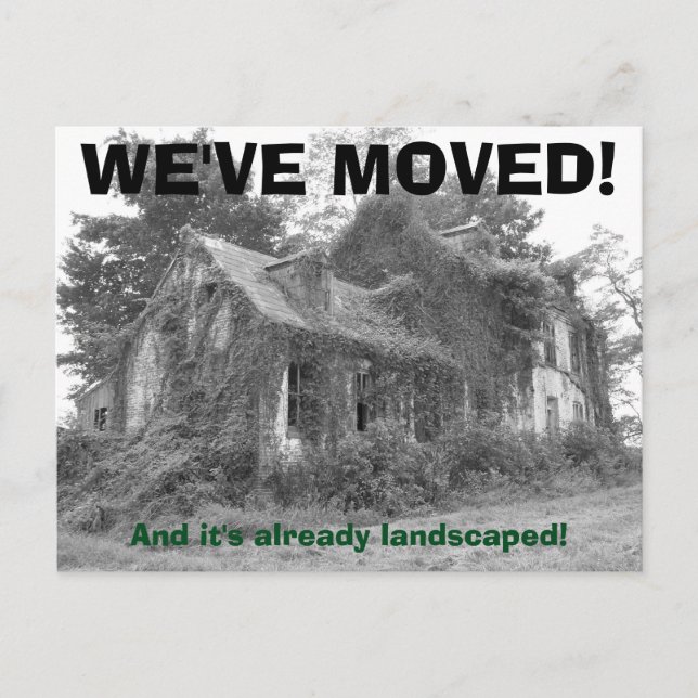 Nous avons déplacé le changement d'adresse Carte p (Devant)