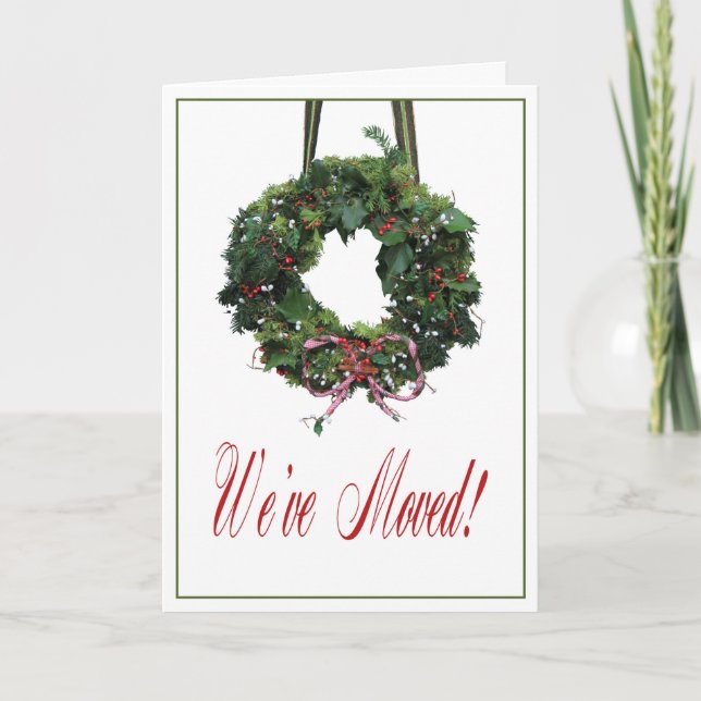 Nous avons déplacé le nouveau faire-part d'adresse (Devant)