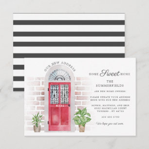 Nous avons déplacé un nouveau Faire-part de déplac