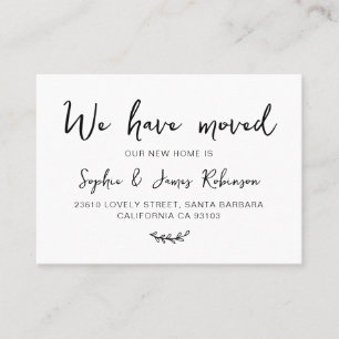 Nous avons déplacé une nouvelle carte d'insertion 