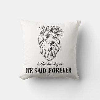 Nous Avons Dit Pour Toujours Coussin - Couples Cad