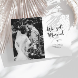 nous avons épousé un mariage faire-part