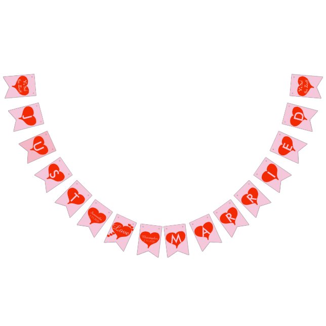 Nous avons lié la bannière de Bunting Mariage de K (Tout)