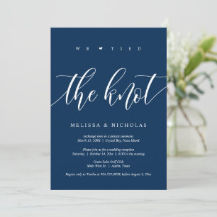 Nous avons noué le nœud, Invitation de mariage fug