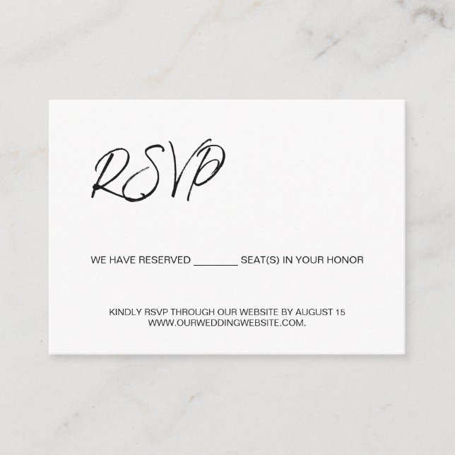 Nous avons réservé des places pour vous modèle bud (Devant)