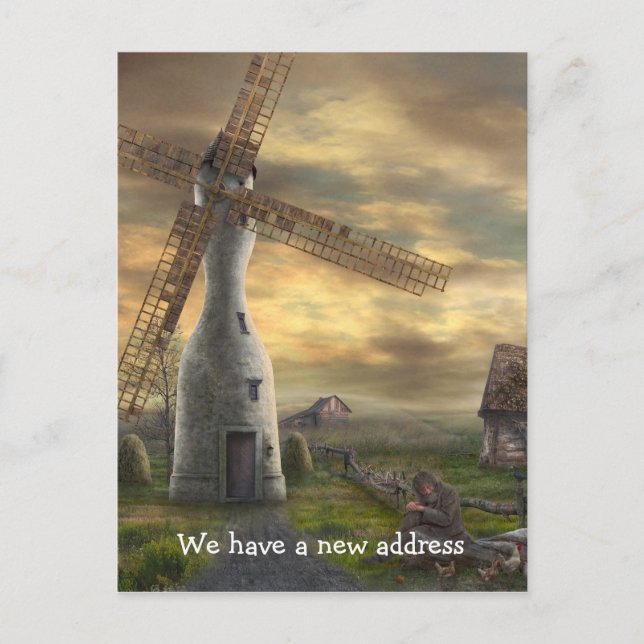 Nous avons une nouvelle adresse - Carte postale -  (Devant)