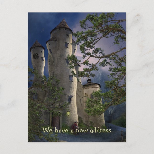 Nous avons une nouvelle adresse - invitation par c (Devant)